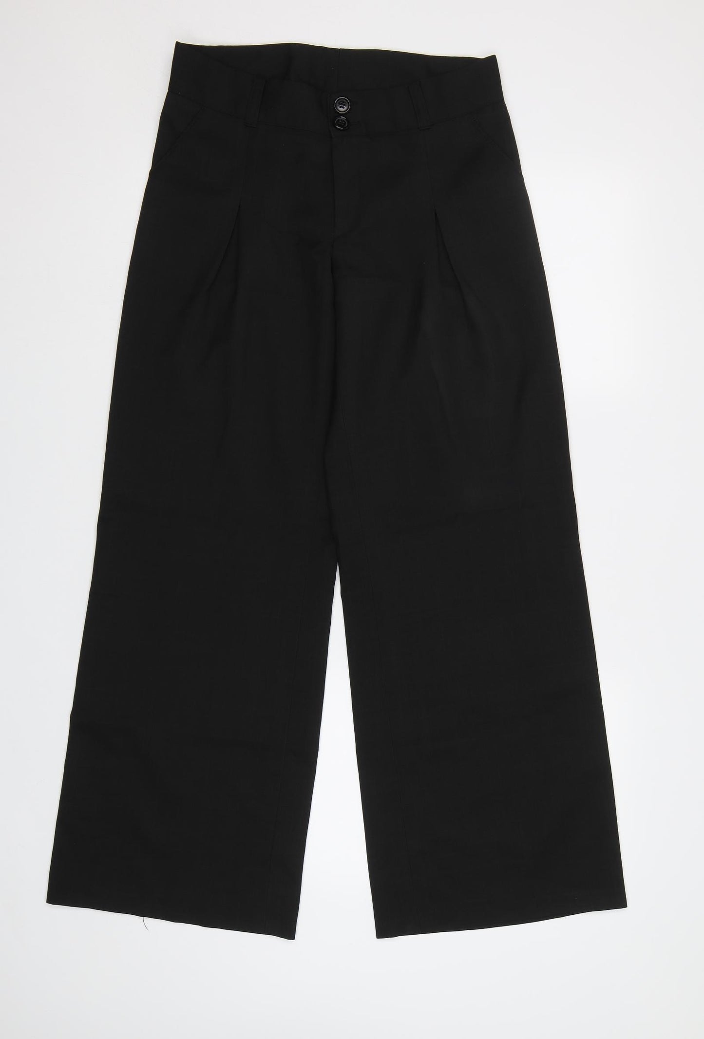 Preworn Womens Black   Dress Pants Trousers Size 10 L30 in