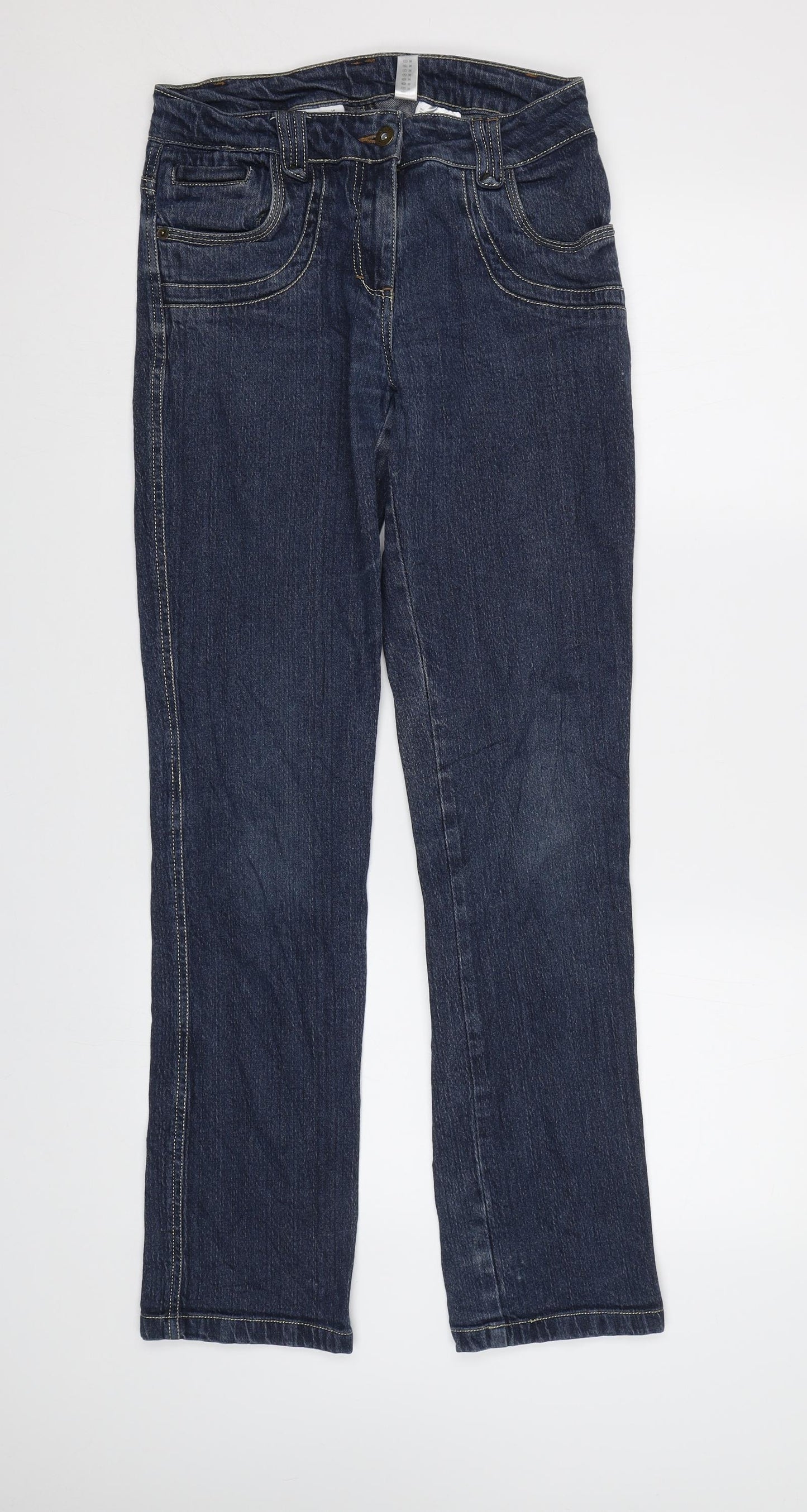 Yessica Womens Blue   Straight Jeans Size 10 L31 in