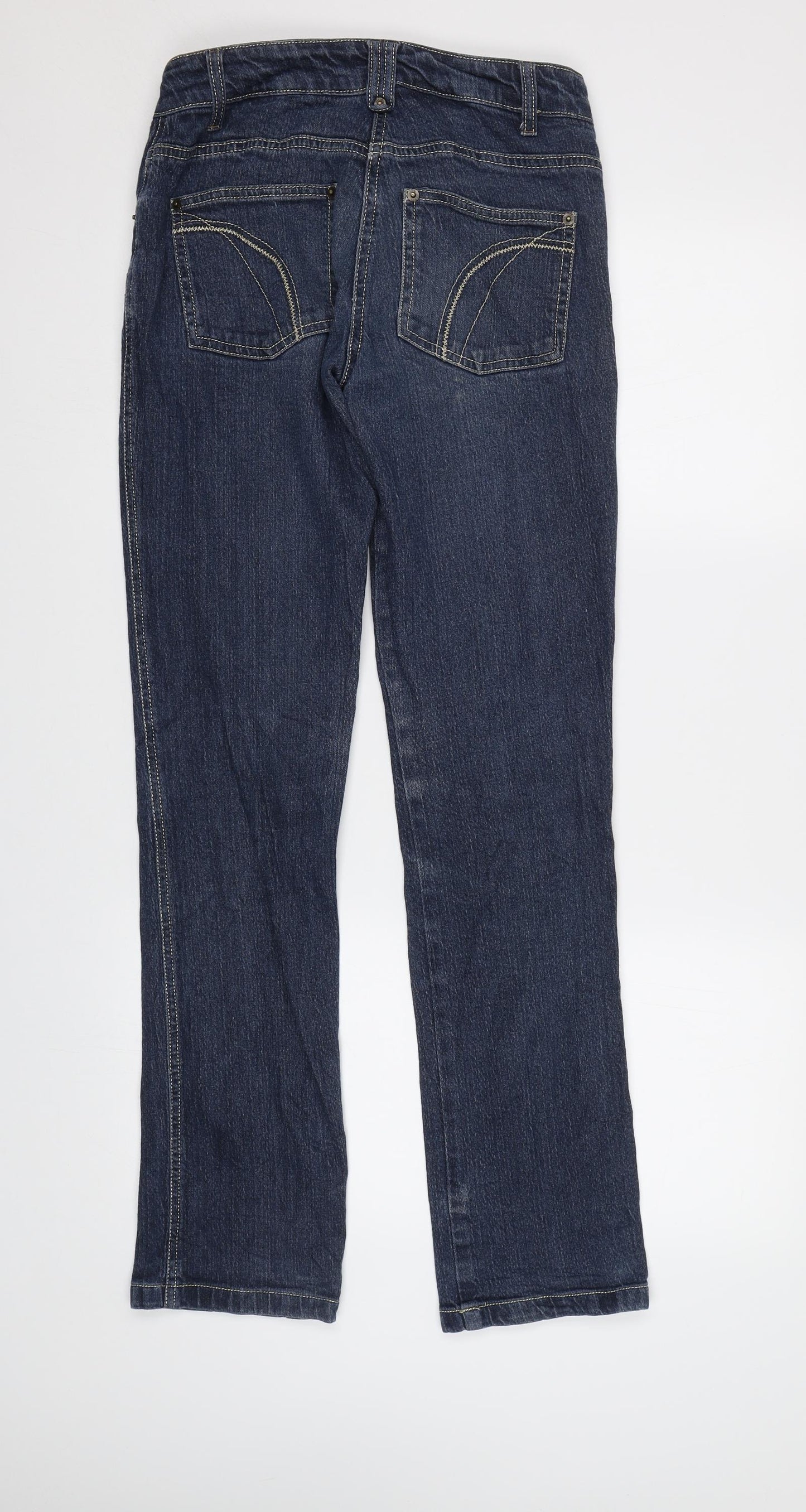 Yessica Womens Blue   Straight Jeans Size 10 L31 in