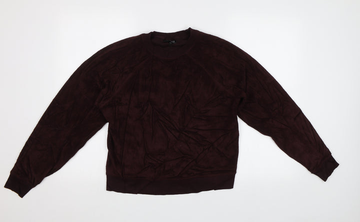 Topshop Womens Purple   Pullover Sweatshirt Size 6