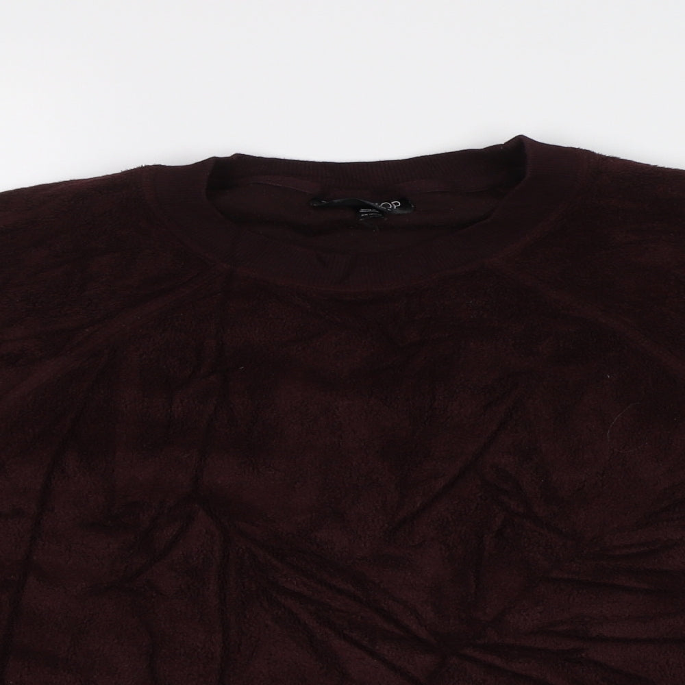 Topshop Womens Purple   Pullover Sweatshirt Size 6