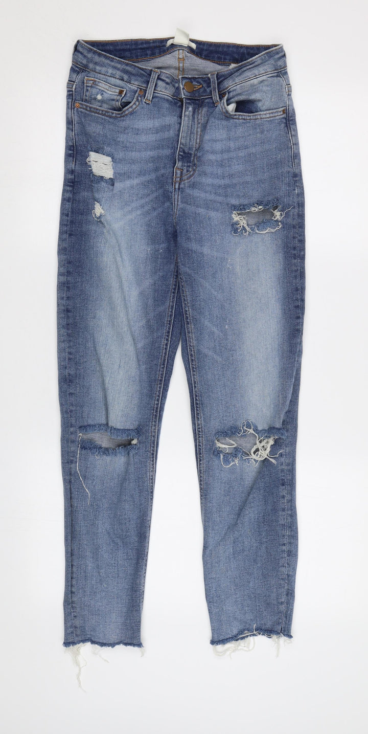 H&M Womens Blue   Skinny Jeans Size 6 L27 in