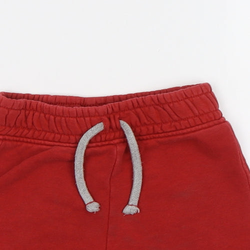 TU Baby Red   Cropped Trousers Size 9-12 Months