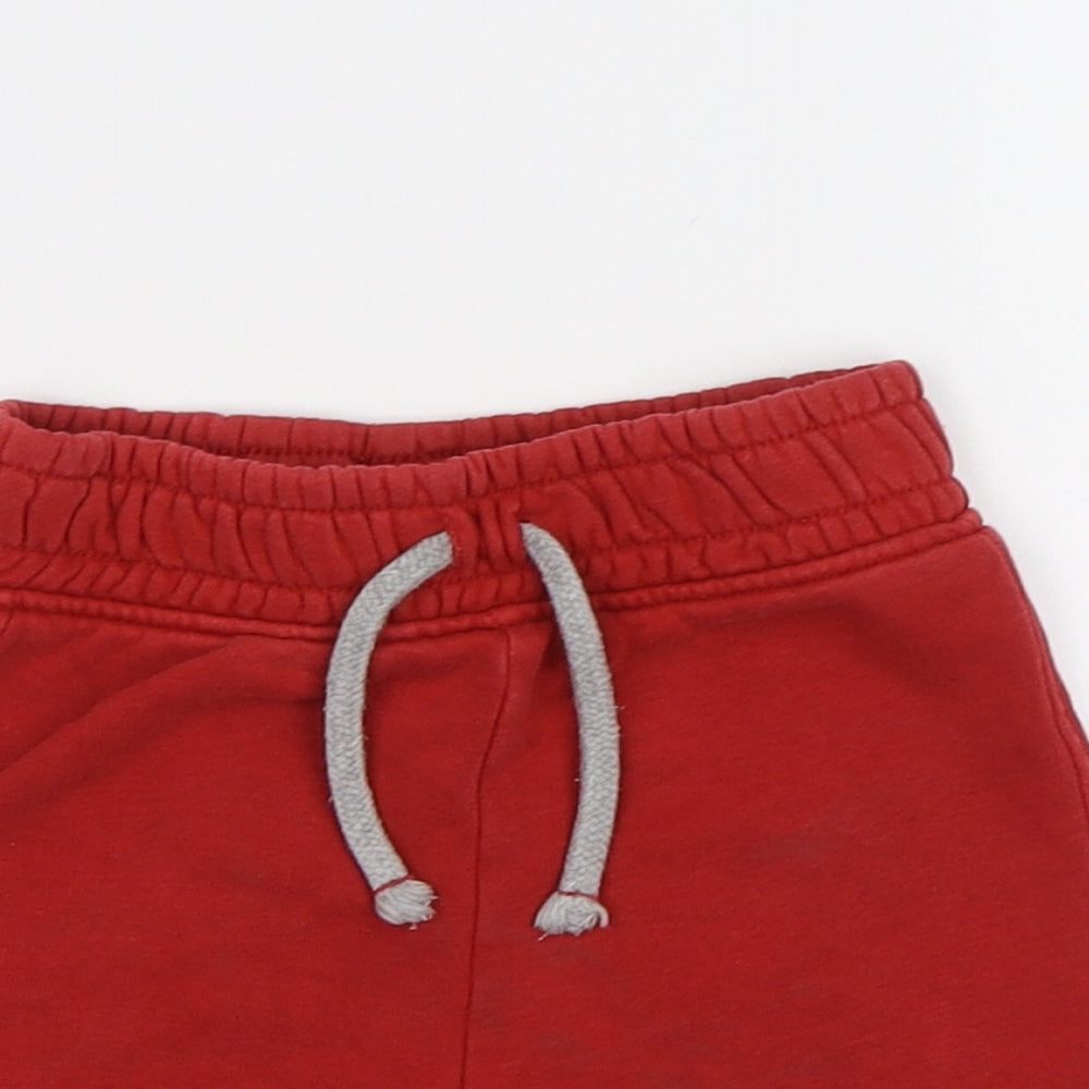 TU Baby Red   Cropped Trousers Size 9-12 Months