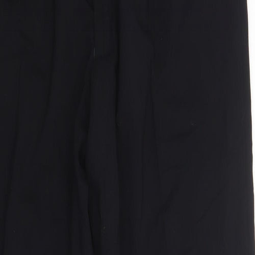 M&S Mens Black   Trousers  Size 36 L33 in
