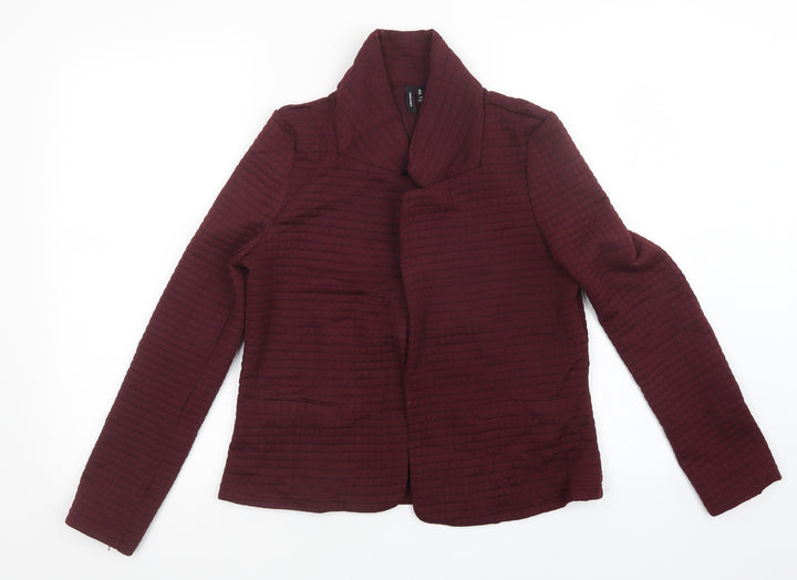 VERO MODA Womens Purple Jacket Sport Coat Size S