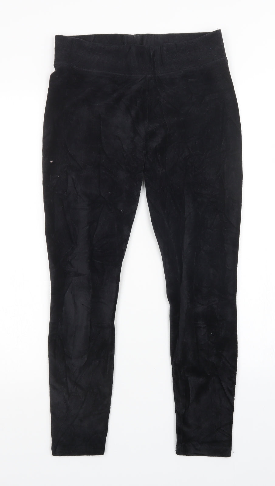 M&S Womens Black   Jogger Leggings Size 8 L25 in