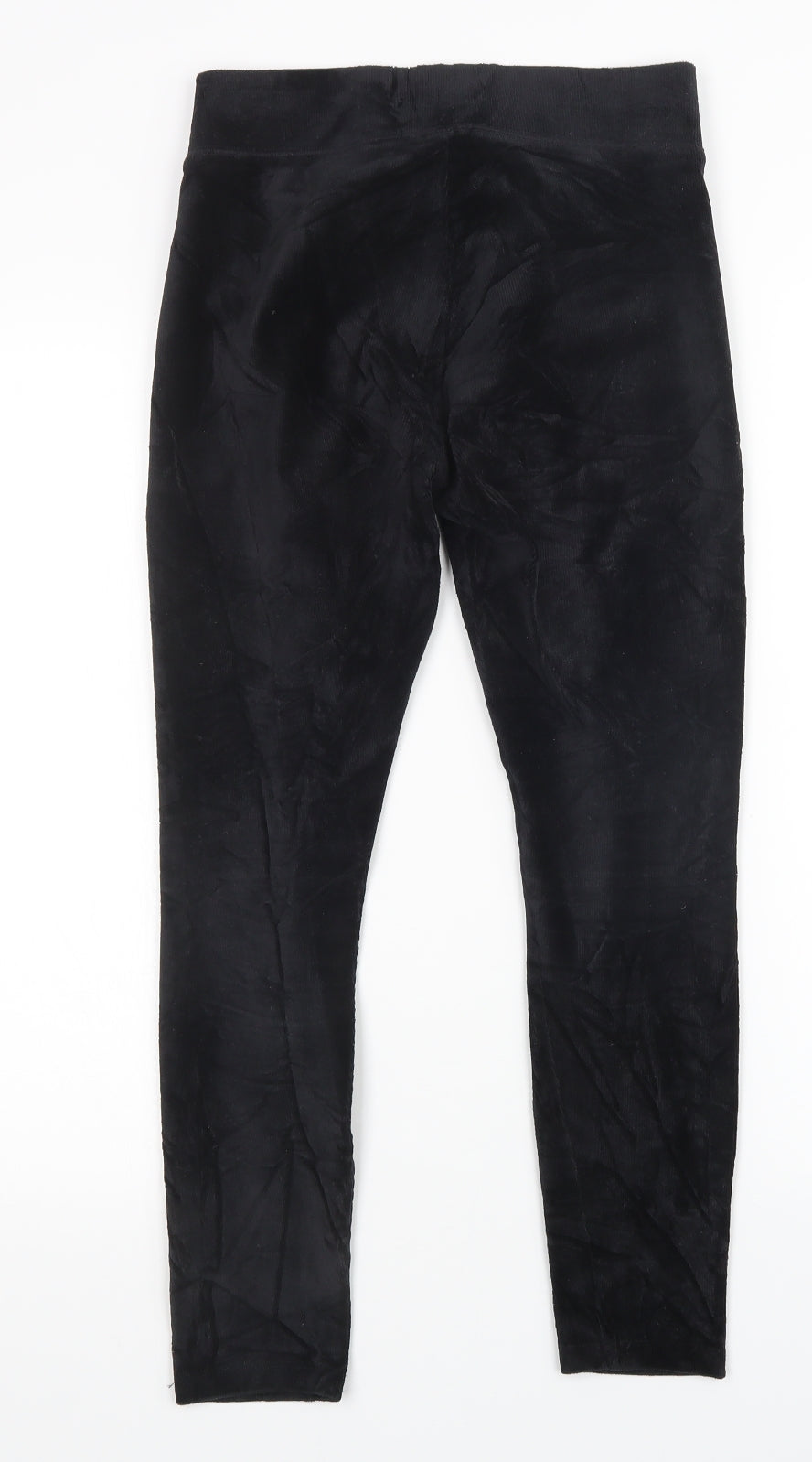 M&S Womens Black   Jogger Leggings Size 8 L25 in