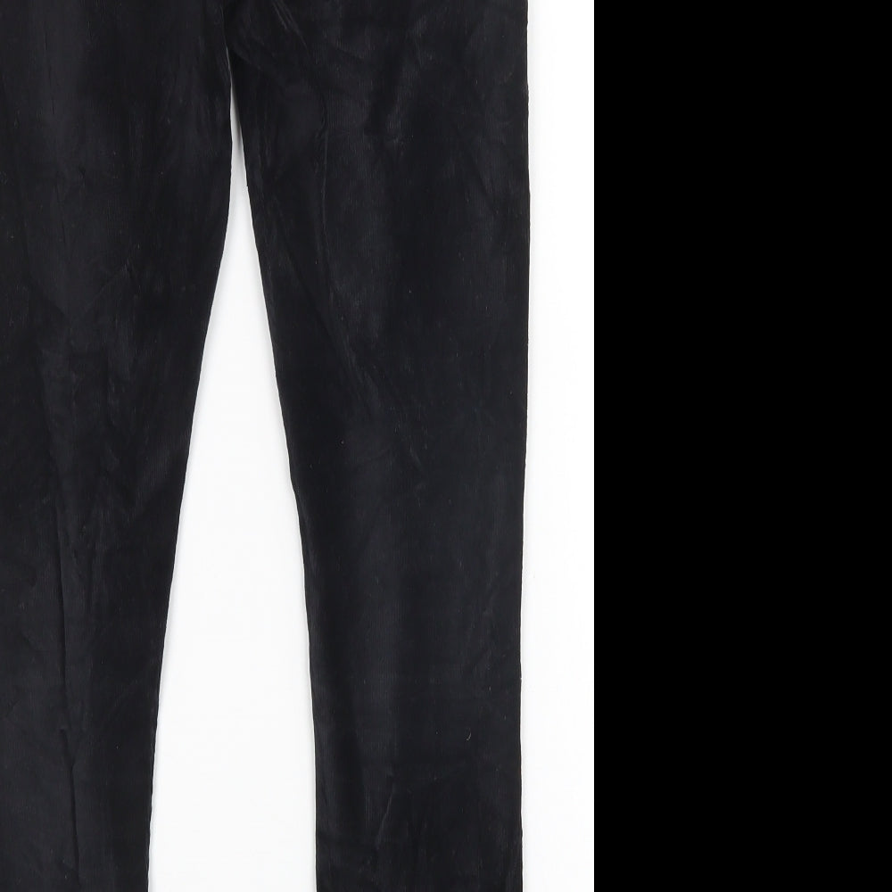 M&S Womens Black   Jogger Leggings Size 8 L25 in