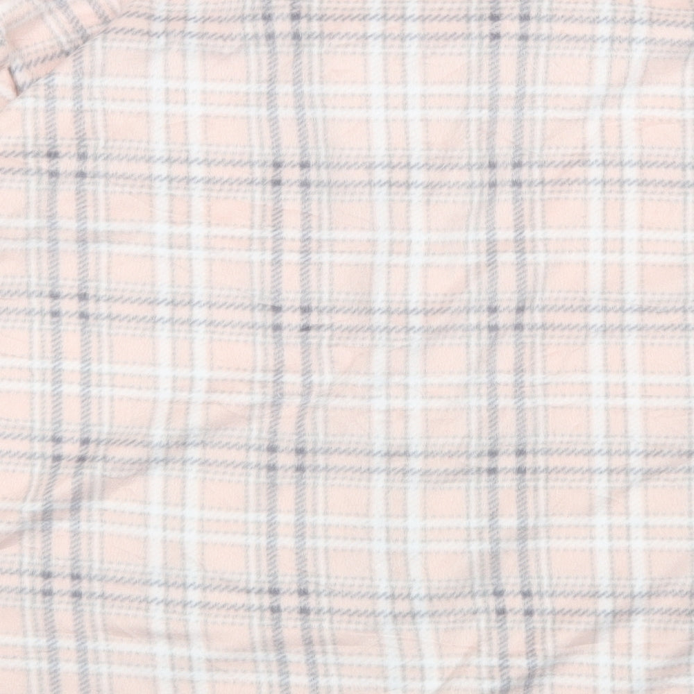 M&S Womens Pink Plaid   Pyjama Top Size 2XL