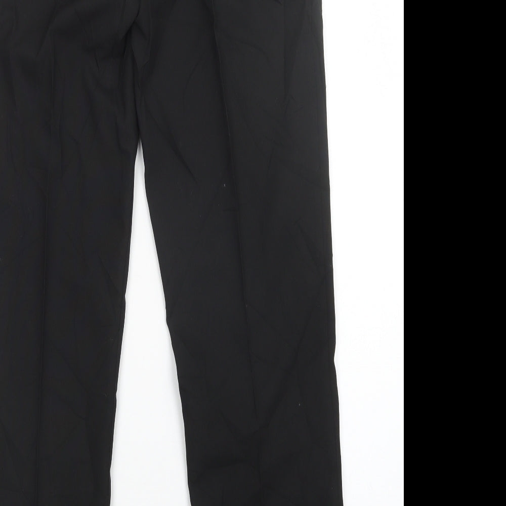 M&S Boys Black   Dress Pants Trousers Size 16 Years