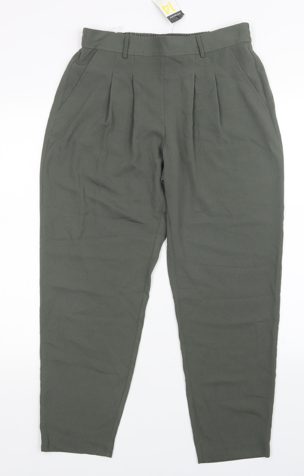 Primark Womens Green   Trousers  Size 14 L25 in
