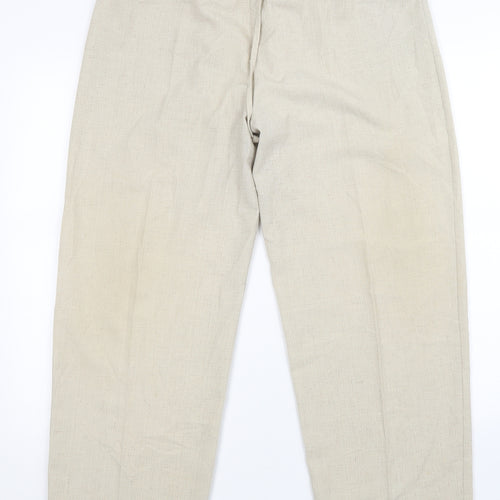 Charade Womens Beige   Trousers  Size 18 L28 in