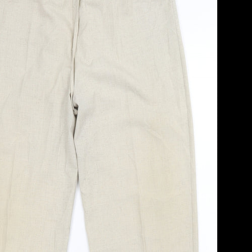 Charade Womens Beige   Trousers  Size 18 L28 in