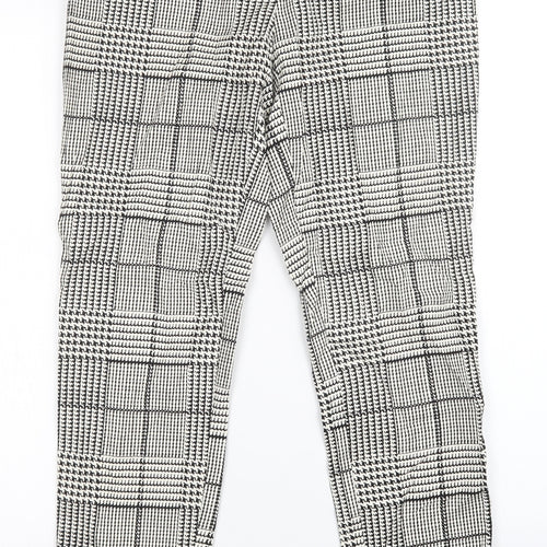 Papaya Womens Multicoloured Check  Trousers  Size 10 L28 in
