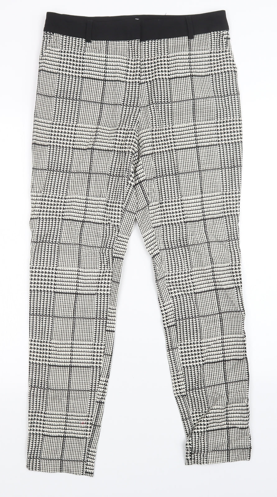 Papaya Womens Multicoloured Check  Trousers  Size 10 L28 in