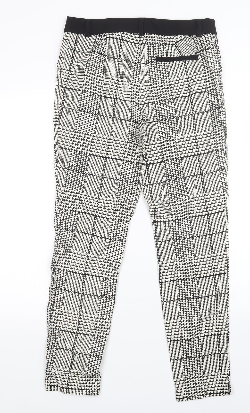 Papaya Womens Multicoloured Check  Trousers  Size 10 L28 in