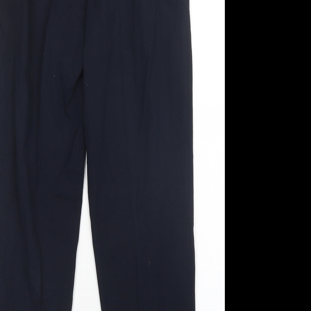 M&S Womens Blue   Trousers  Size 8 L26 in