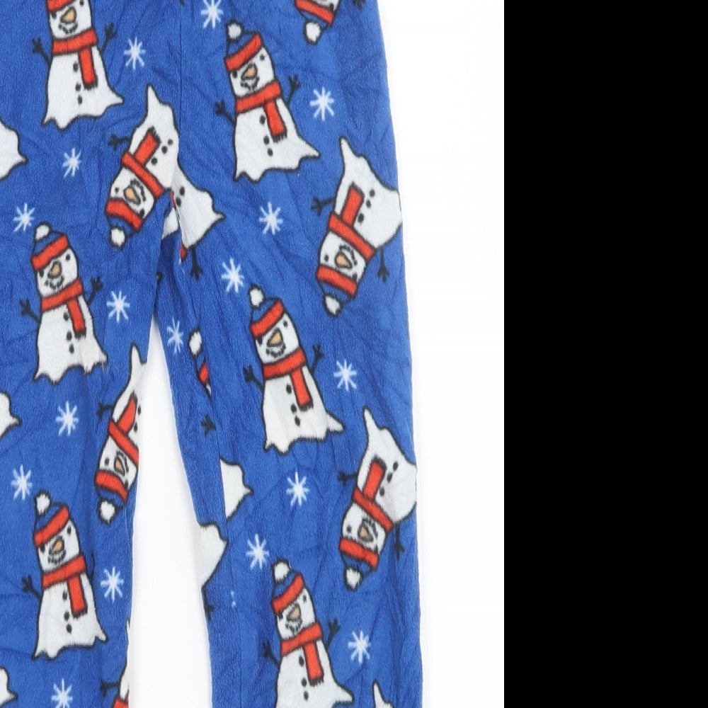hullalaloo Boys Blue    Pyjama Pants Size 9-10 Years  - Christmas
