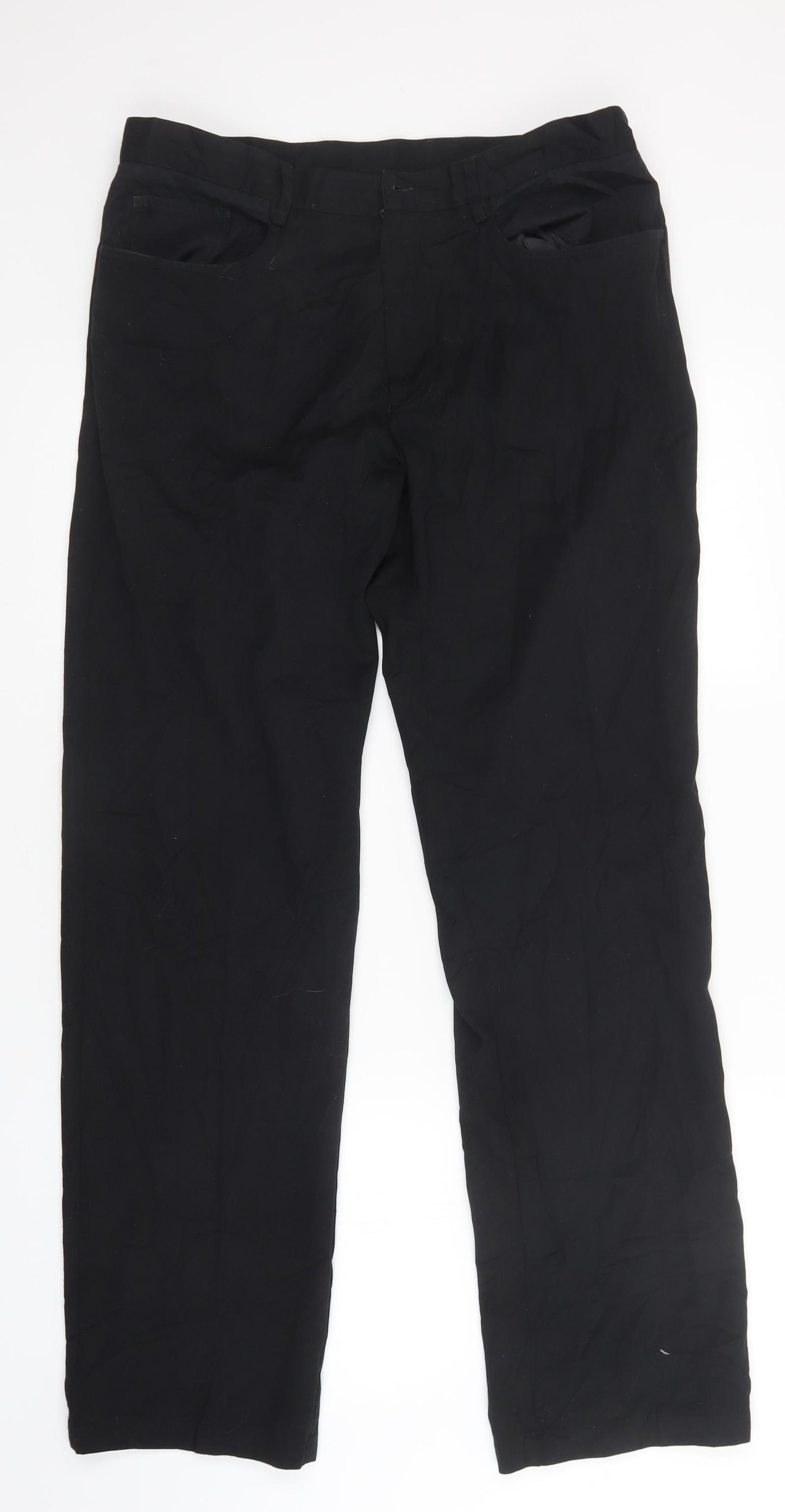 Jack Reid Mens Black   Trousers  Size 34 in L33 in