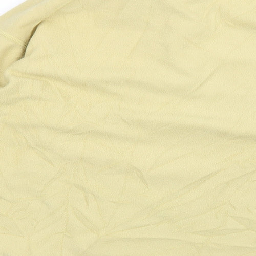 Patagonia Womens Yellow  Fleece Pullover Sweatshirt Size S