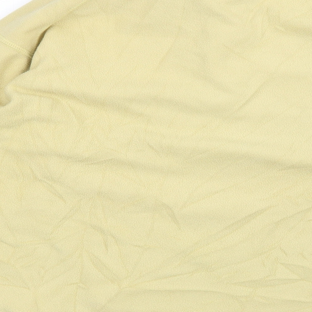 Patagonia Womens Yellow  Fleece Pullover Sweatshirt Size S