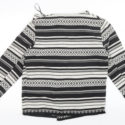 Red Herring Womens Multicoloured Striped  Cardigan Jumper Size 14