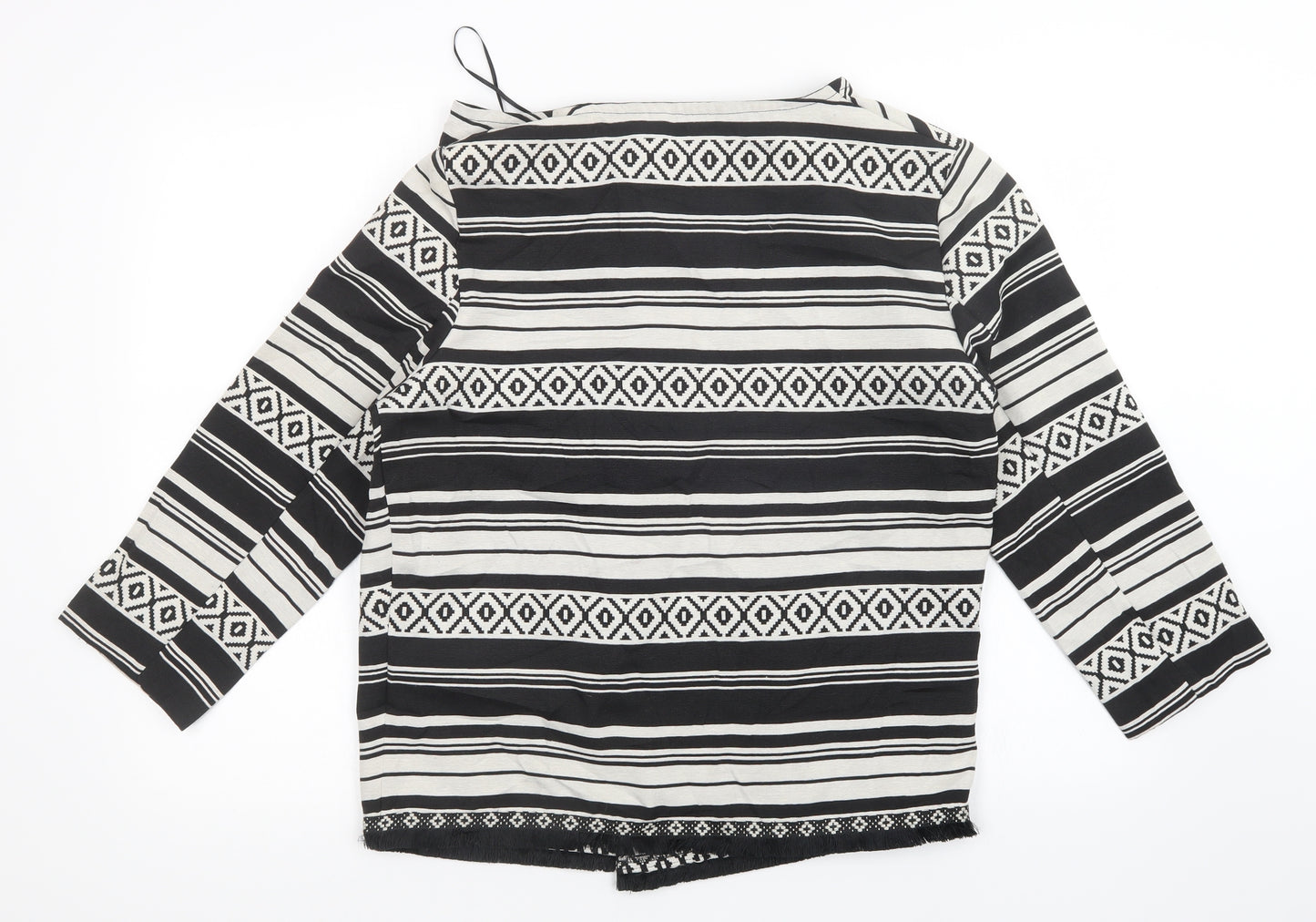 Red Herring Womens Multicoloured Striped  Cardigan Jumper Size 14