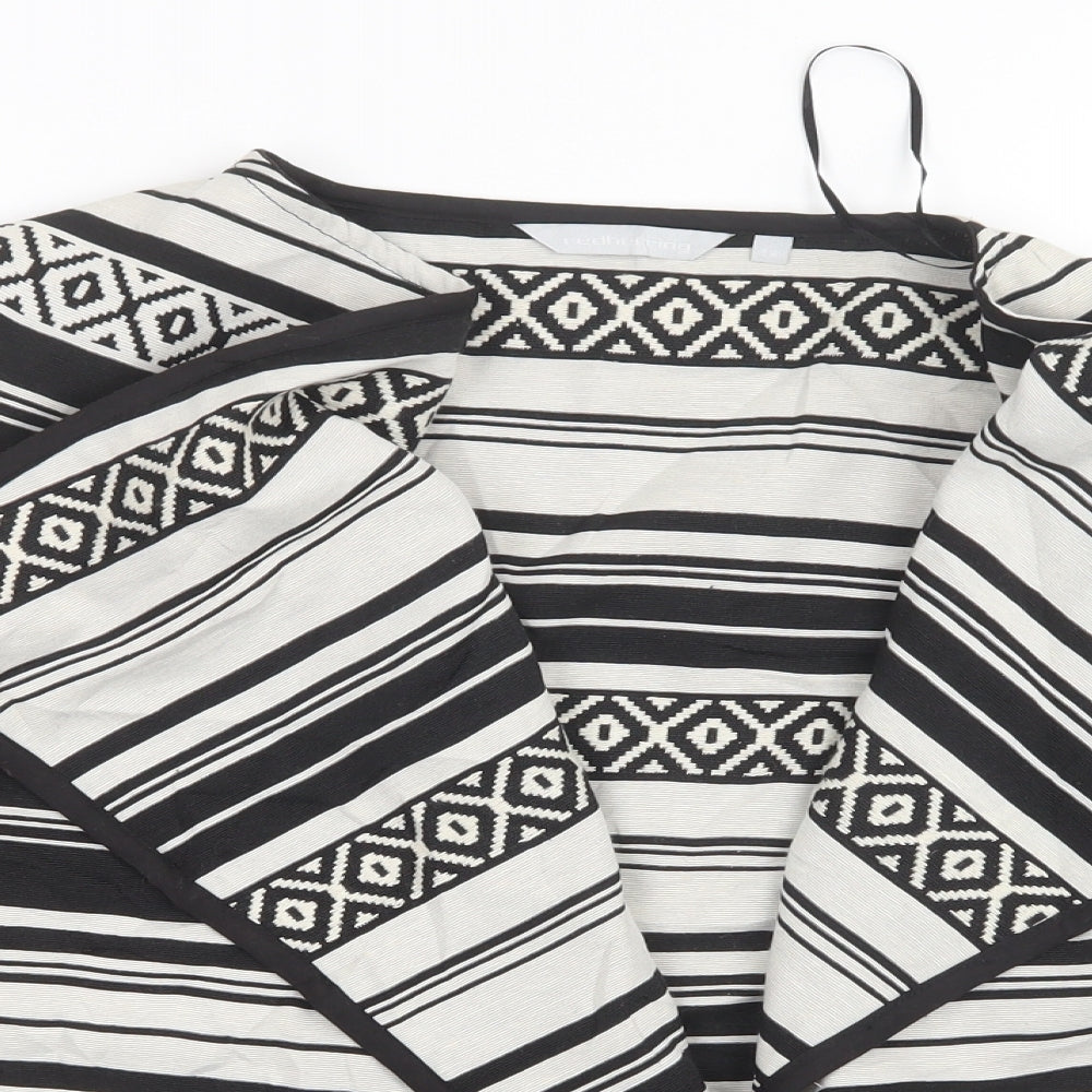 Red Herring Womens Multicoloured Striped  Cardigan Jumper Size 14