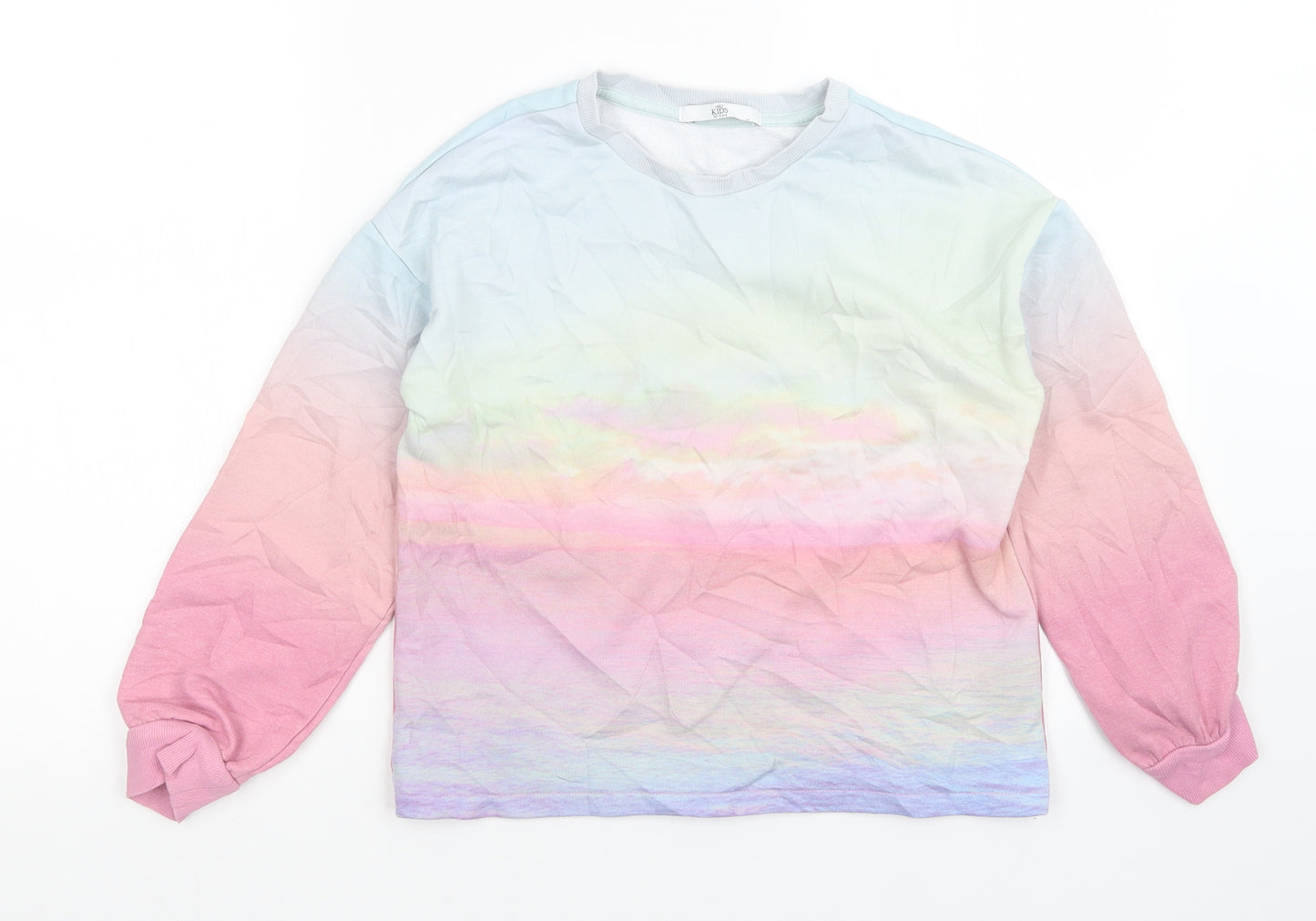 M&S Girls Multicoloured   Pullover Sweatshirt Size 10-11 Years
