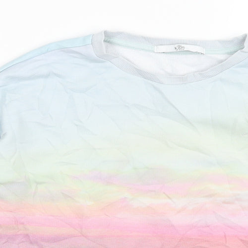 M&S Girls Multicoloured   Pullover Sweatshirt Size 10-11 Years