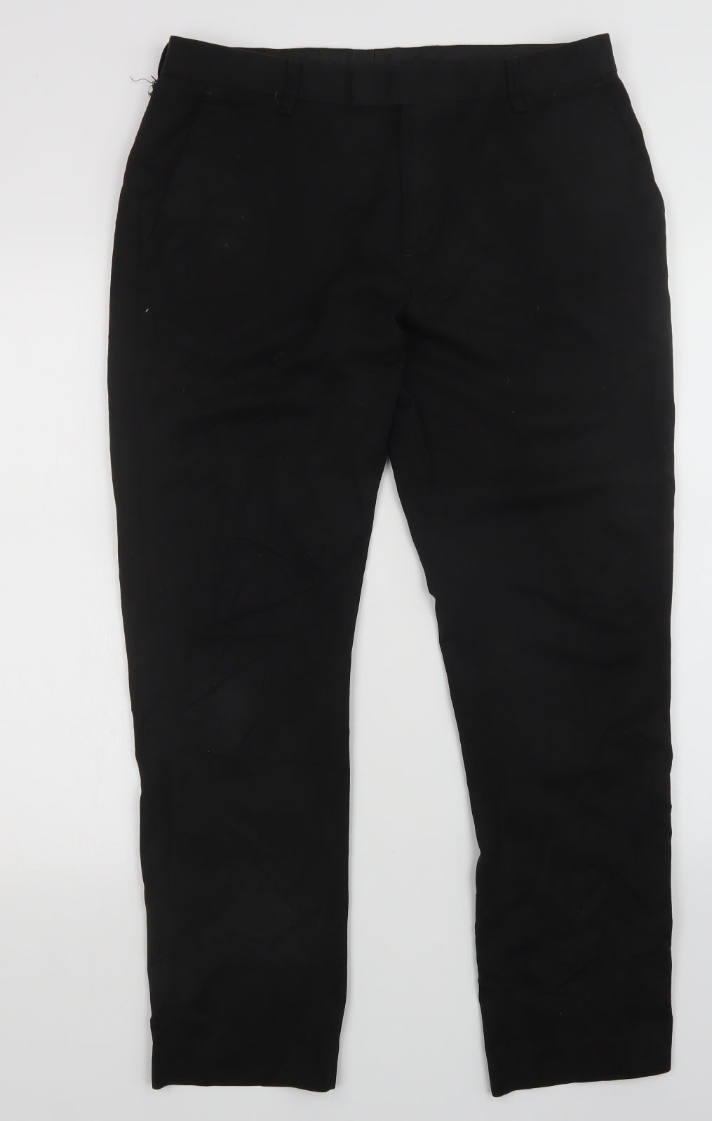 George Mens Black   Trousers  Size 34 in L32 in