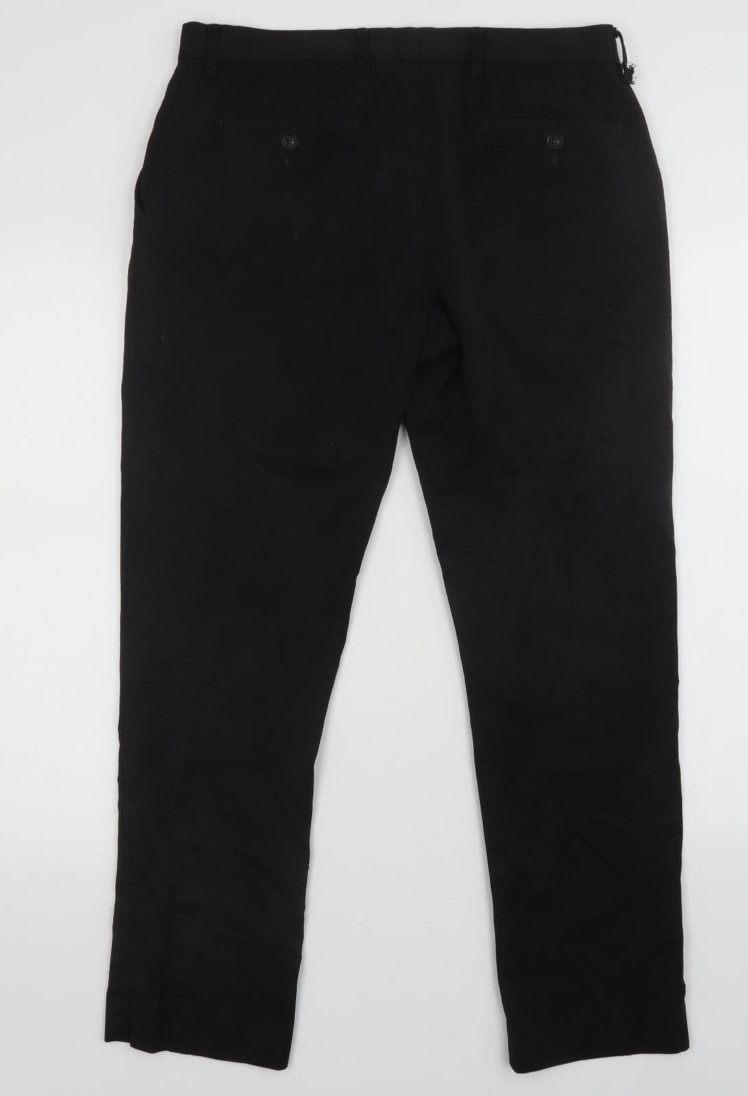 George Mens Black   Trousers  Size 34 in L32 in