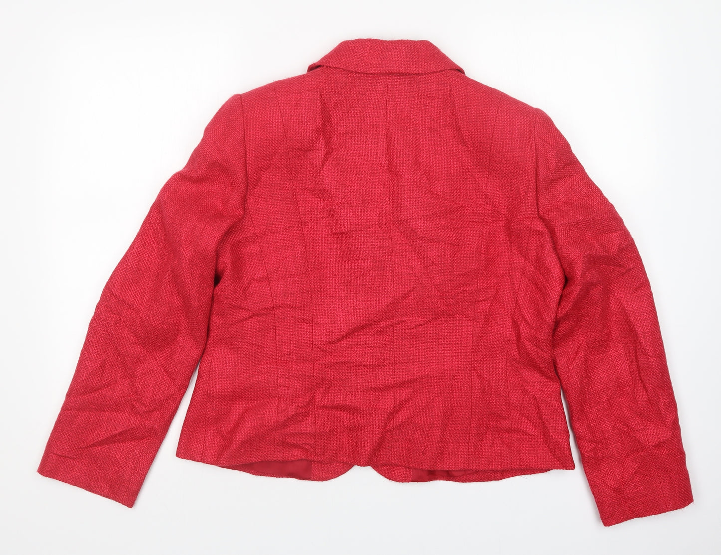 Viyella Womens Red   Jacket Blazer Size 14