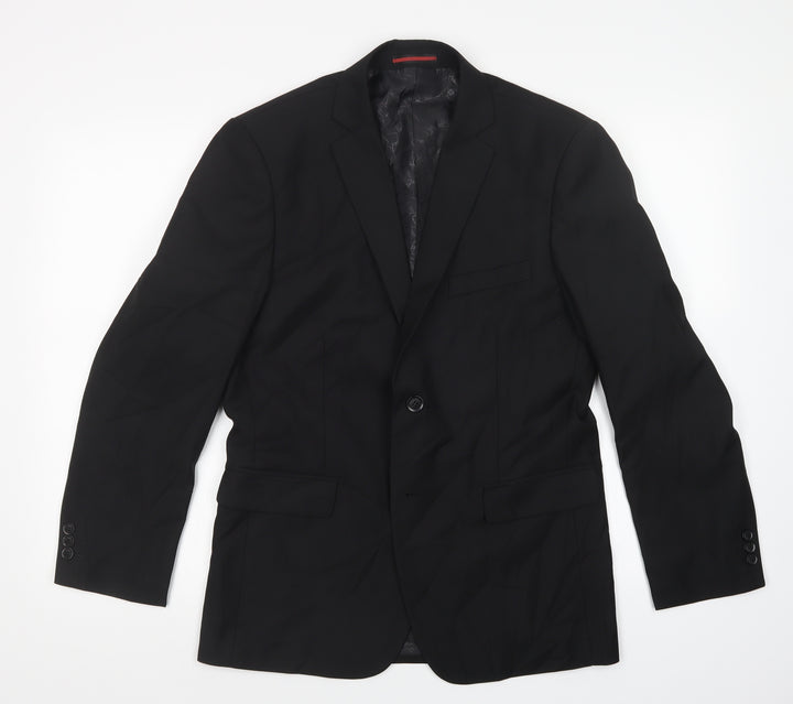 Preworn Mens Black   Jacket Blazer Size L