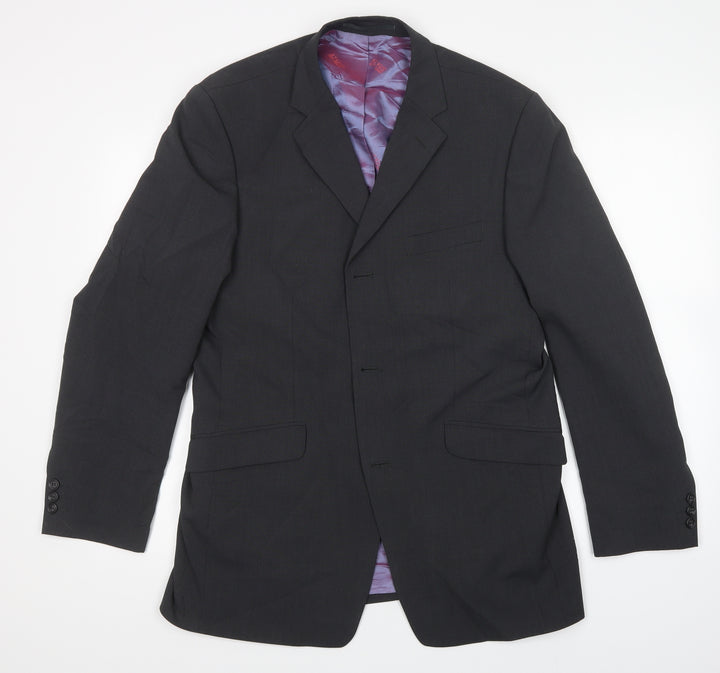 stvdio  Mens Black   Jacket Suit Jacket
