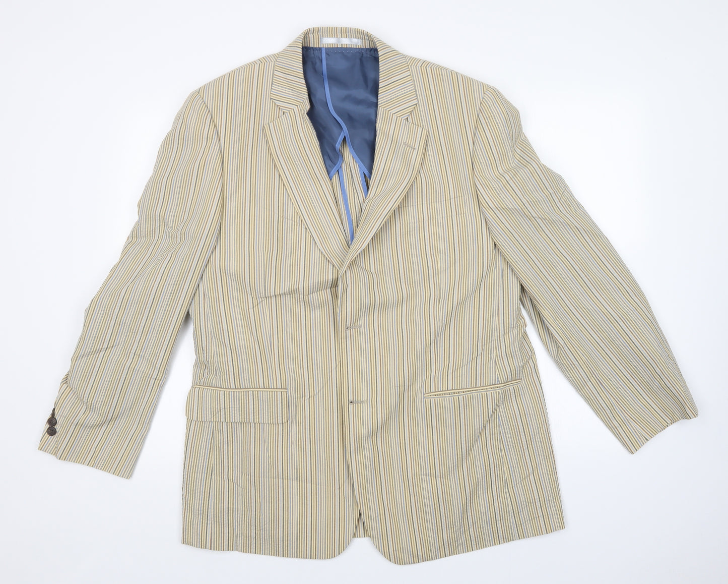 Brook Taverner Mens Multicoloured Striped  Jacket Blazer