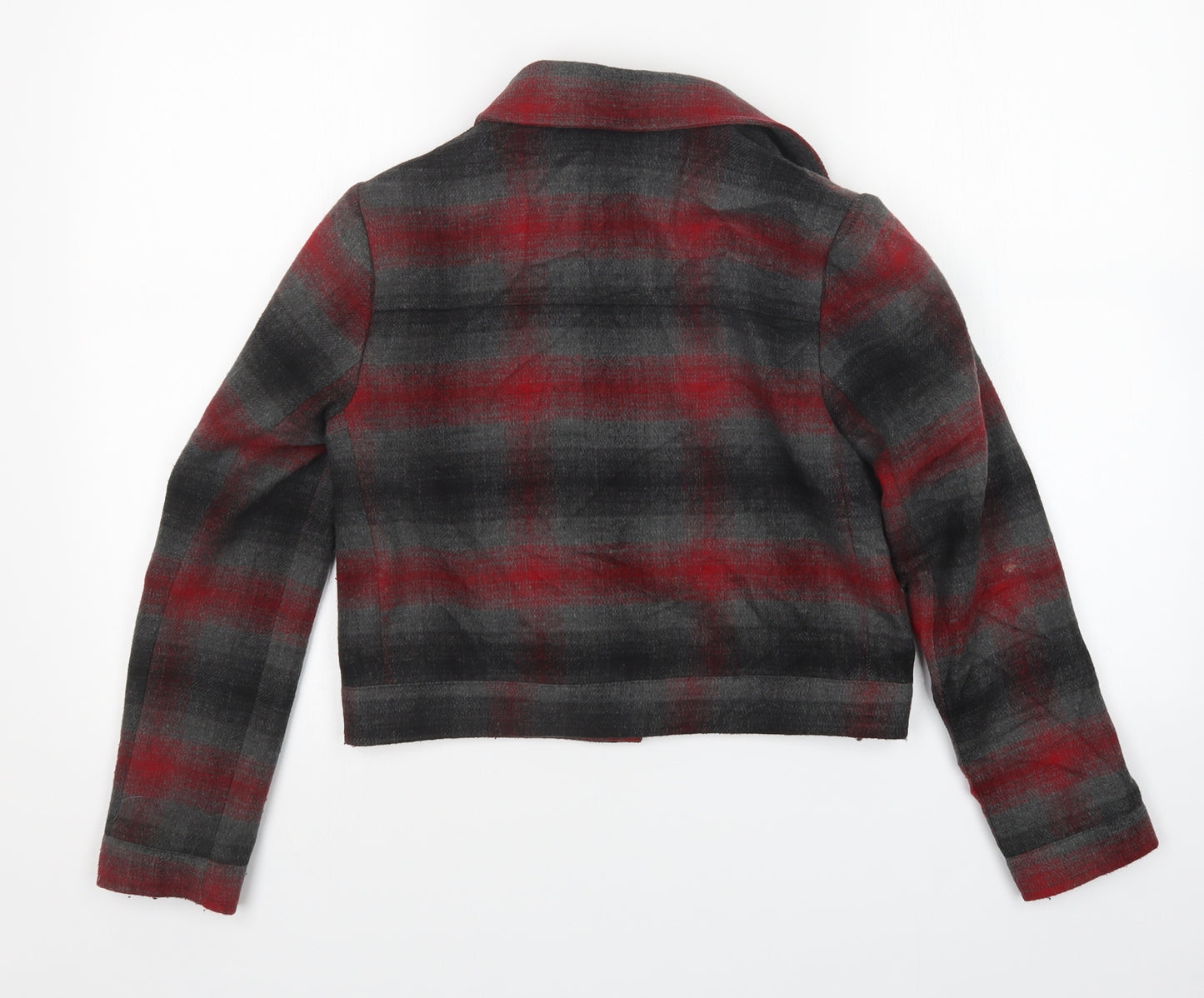 Topshop Womens Multicoloured Plaid  Jacket  Size 6