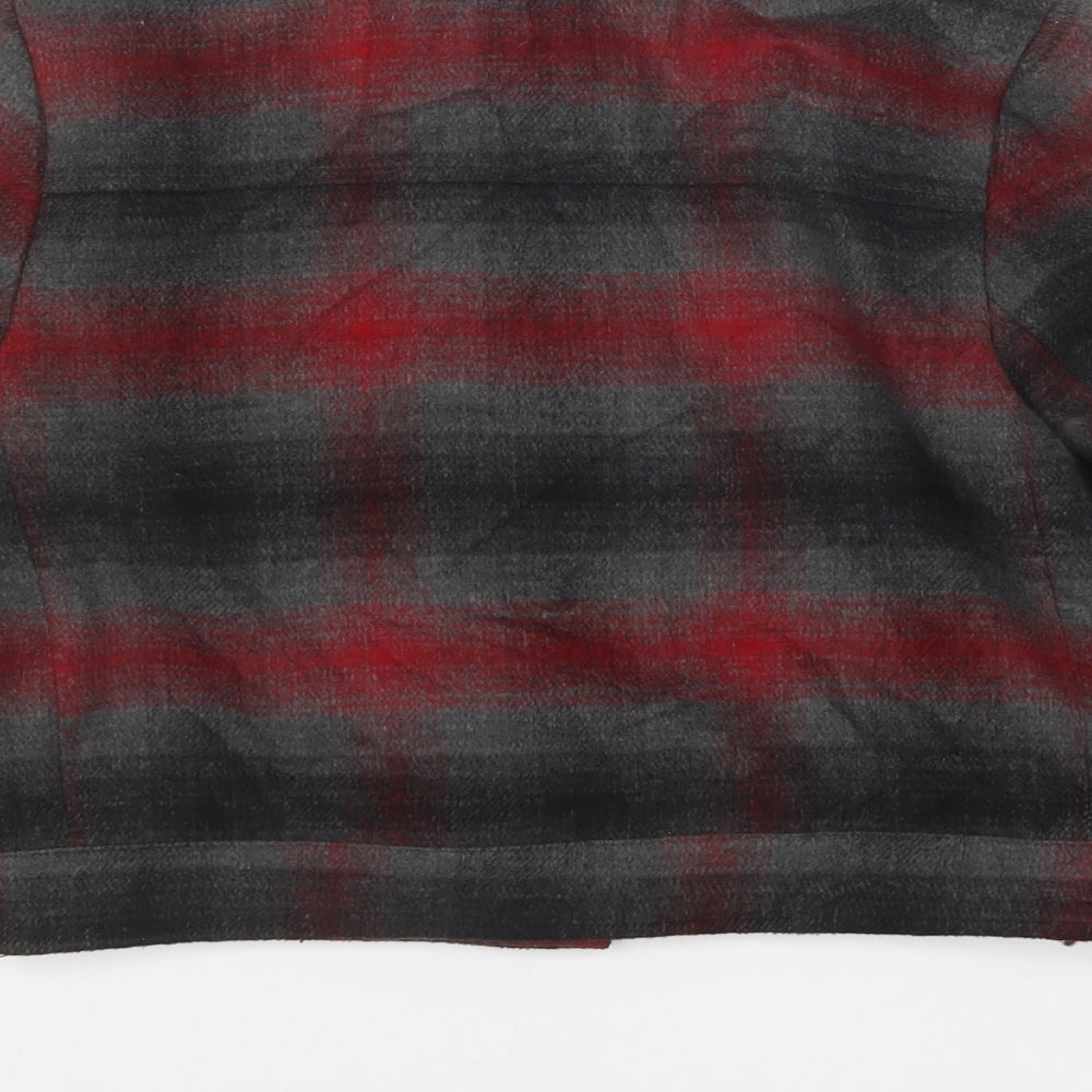 Topshop Womens Multicoloured Plaid  Jacket  Size 6