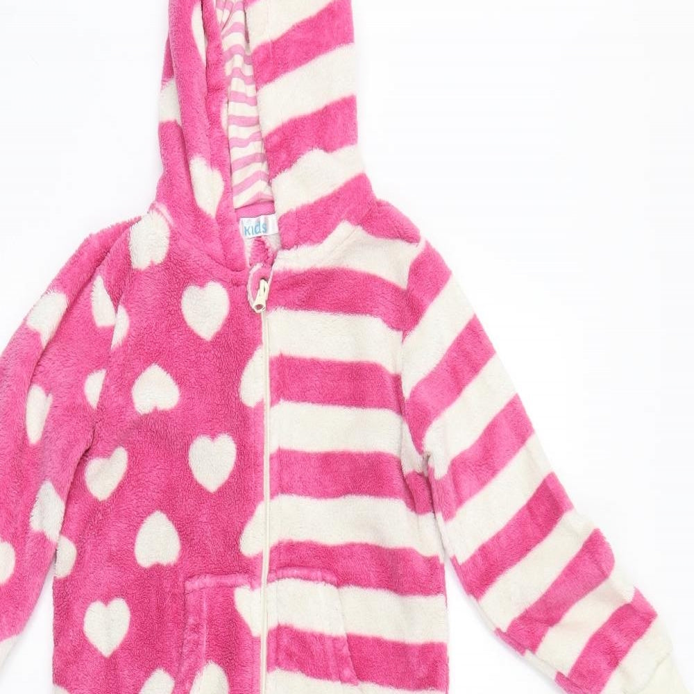M&Co Girls Pink    One Piece Size 5-6 Years