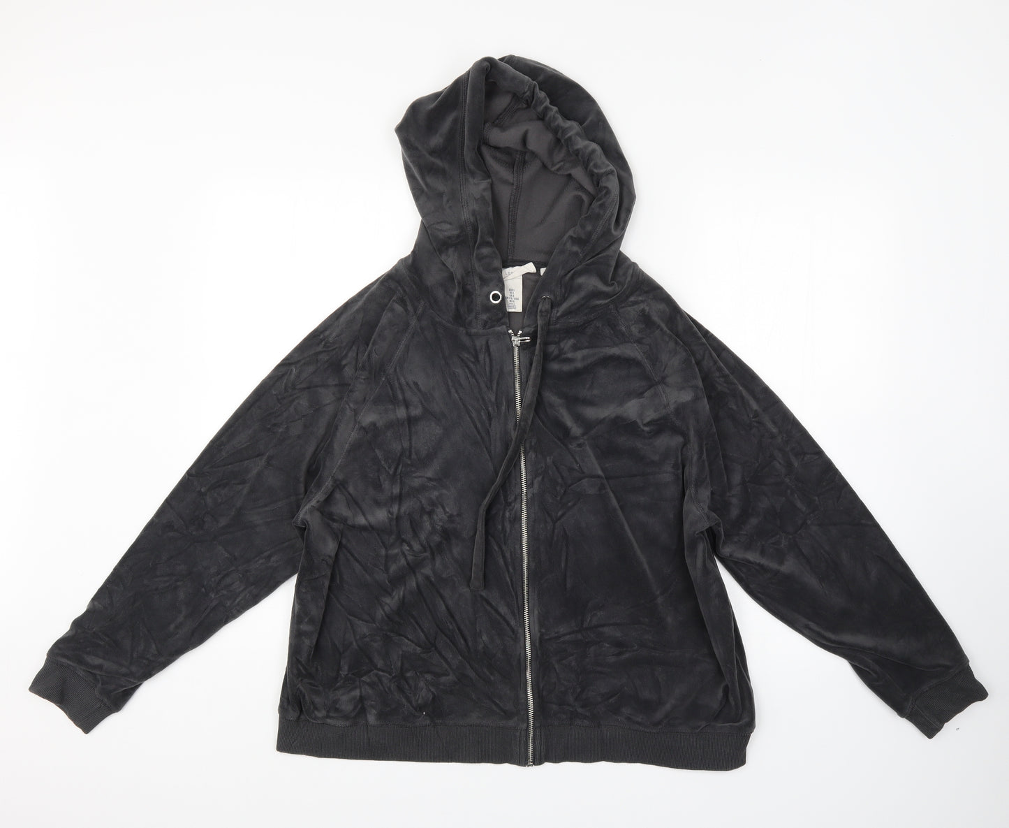 LOGG Womens Grey   Full Zip Hoodie Size L