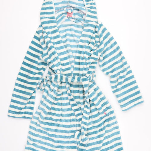 Joules Womens Blue Striped   Gown Size S  - dressing gown