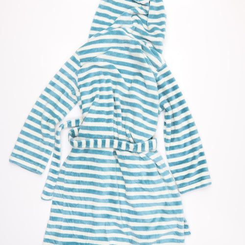 Joules Womens Blue Striped   Gown Size S  - dressing gown