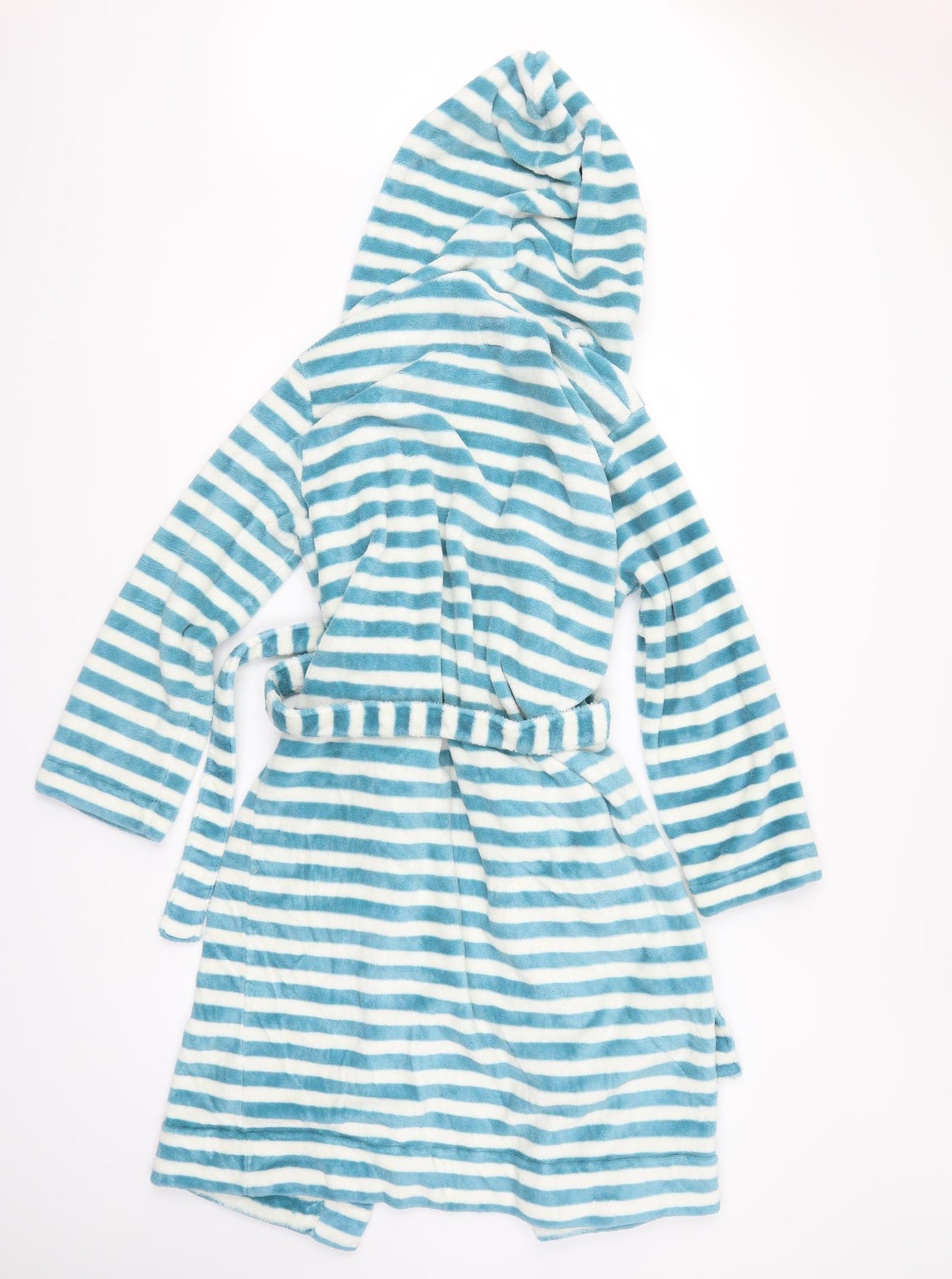 Joules Womens Blue Striped   Gown Size S  - dressing gown