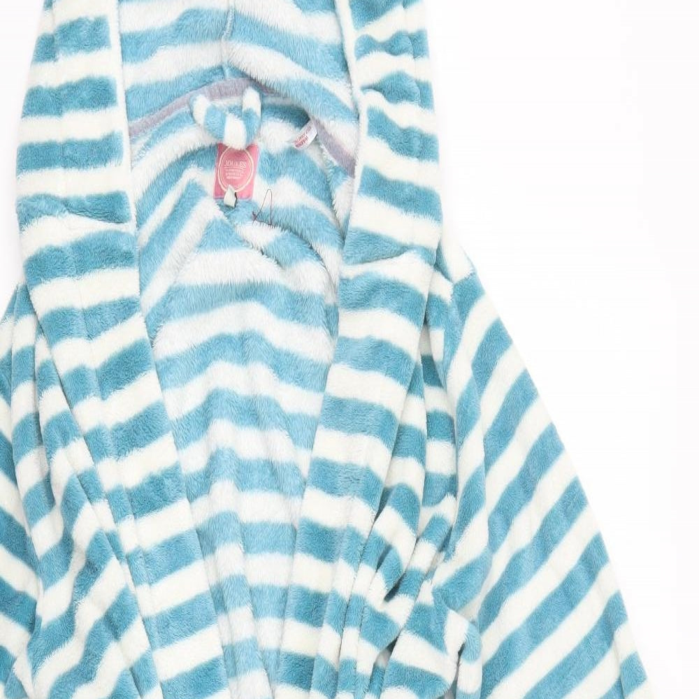 Joules Womens Blue Striped   Gown Size S  - dressing gown