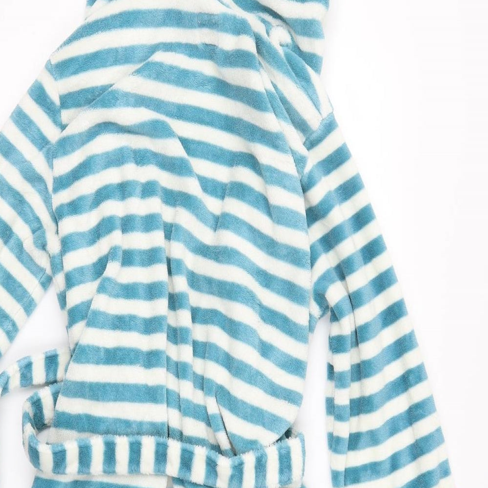 Joules Womens Blue Striped   Gown Size S  - dressing gown