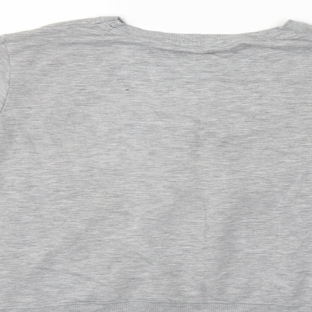 New Look Womens Grey   Pullover Sweatshirt Size M