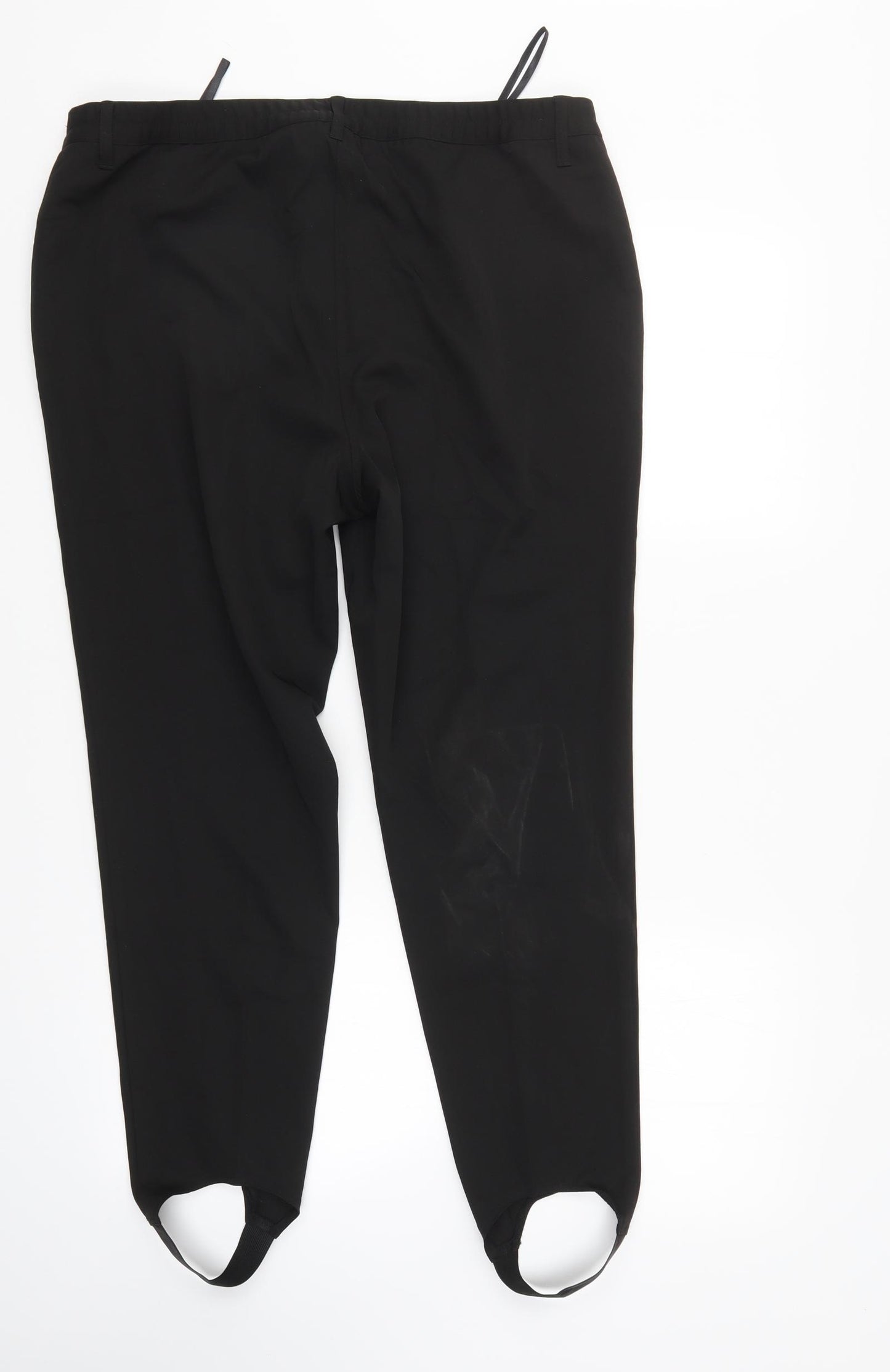 BPC Womens Black   Trousers  Size 18 L26 in - stirrups