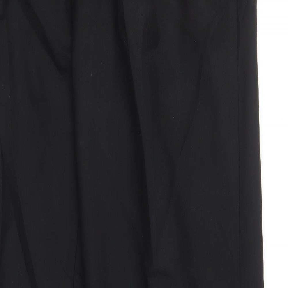 Baumler Mens Black    Suit Trousers Size 36 L32 in