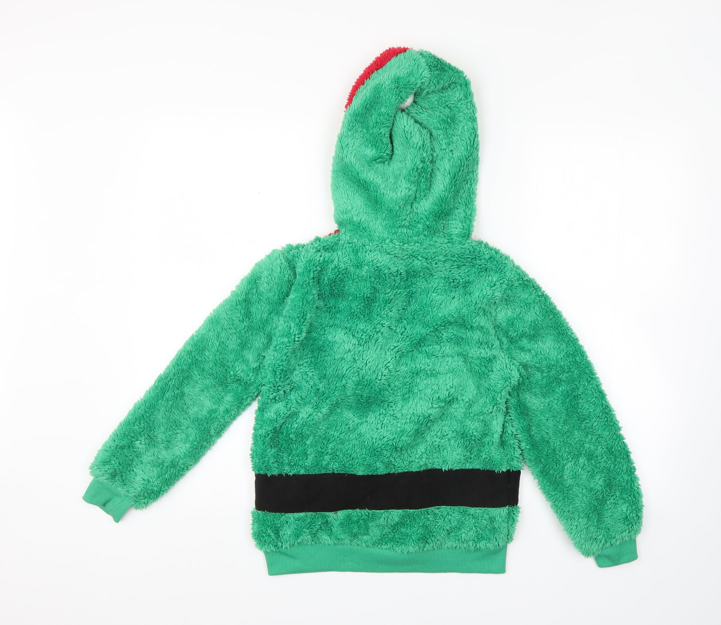 F&F Boys Green   Full Zip Hoodie Size 9-10 Years  - christmas hoodie